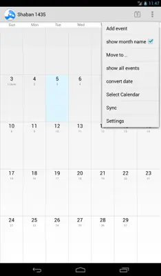 Hijri Calendar android App screenshot 6